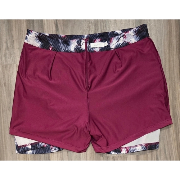 Lady Hagen Blue & Pink Floral Mini Golf Skort Size 14 - Picture 5 of 10